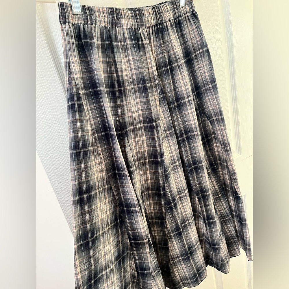 Polagram 100% cotton midi skirt